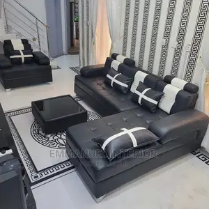 A Standard Leather Sofa