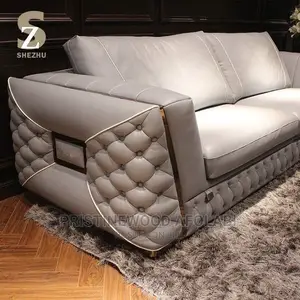 Modern 7 Seater Living Room Fabric Sofa Chair.