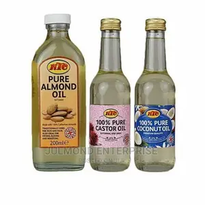 KTC Almond, Castor and Coconut Oil Combo