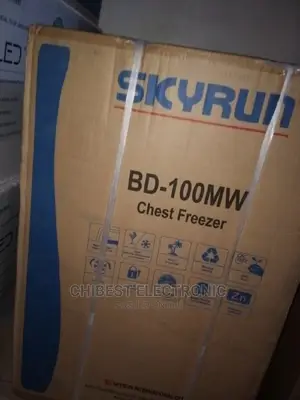 Skyrun Chest Freezer100 Liters White With Warranty Brand