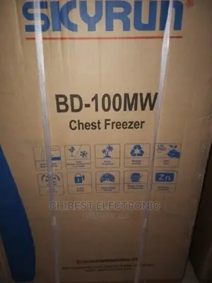 Skyrun Chest Freezer 100MW With Two Years Warranty Brand New