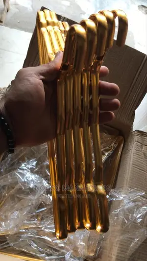 Golden Chrome Aluminum Clothes Hangers