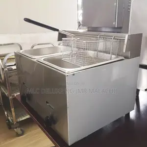 DOUBLE 10L Gas Deep Fryer/Gas Deep Fryer(10L X 2)Double Tank
