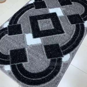 5x7fts Gray and Black Pattern Turkey Rug