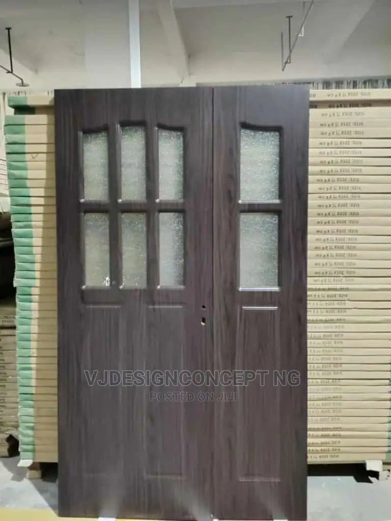 Glass Brown Doors