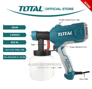 Total Electric Paint Spray Gun - 450W