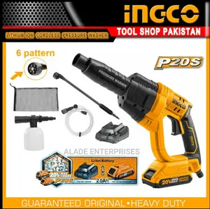 20V Cordless Car Pressure Washer Ingco Brand CPWLI20082