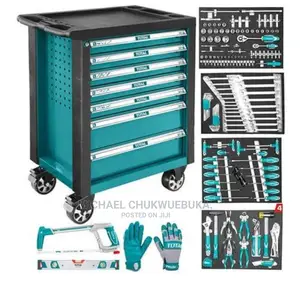 Total 7 Drawer Tool Box With Tools