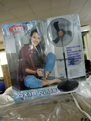 OX Non Rechargeable Standing Fan 18'' Inch