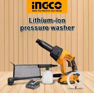 Cordless Lithium-ion Pressure Washer With 6pattern Spray Gun