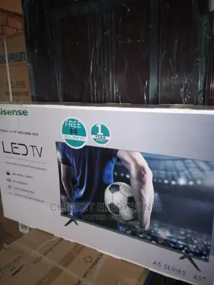 Fameless Screen Hisense Tv With One Year Warranty Brand New