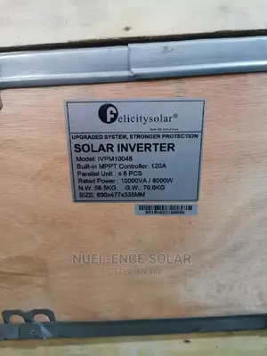 10kva 48v Hybrid Felicity Inverter With 120ah MPPT