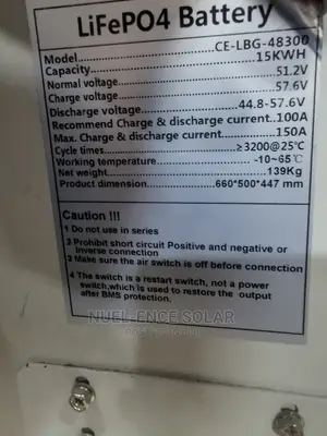 15kwh 48v Chevron Lithium Battery