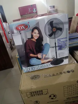 18 Inches OX Non-Rechargeable Standing Fan