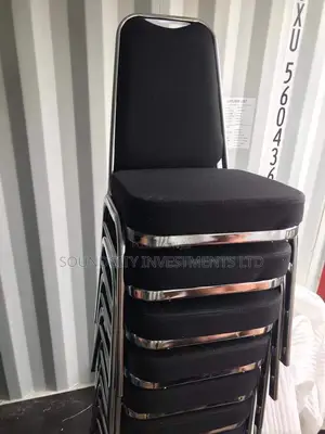 Black Stainless Banquet Chairs