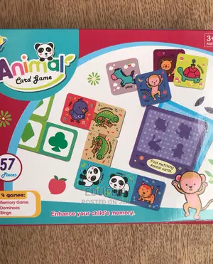 Montessori and Waldorf Animal Memory Card Game for Kids-54pc