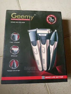 Geemy Rechargeable Shaver And Trimmer Set