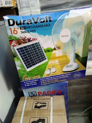 Rechargeable Ac /Dc Solar Fan
