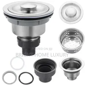 3-1/2 Inch Stainless Steel Kitchen Sink Drain Assembly Kit