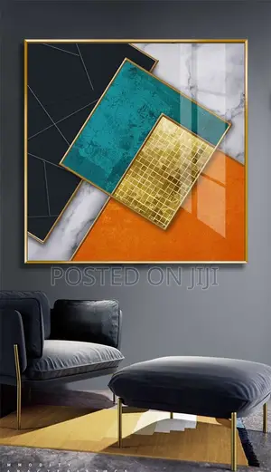 Multiple Coloured Square Acrylic Wall Art