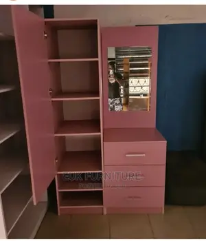 Beautiful Wardrobe With Chest of Drawers and Mirror
