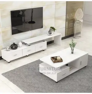 Unique 7ft Tv Stand With It’S Center Table