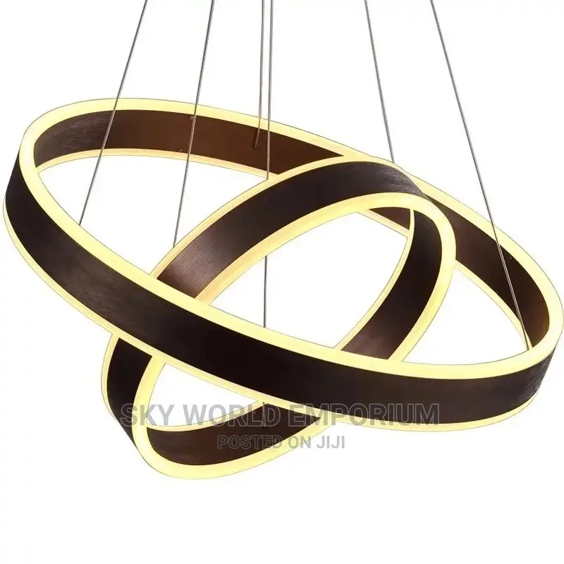 Modern Acrylic Circular Ring Chandelier