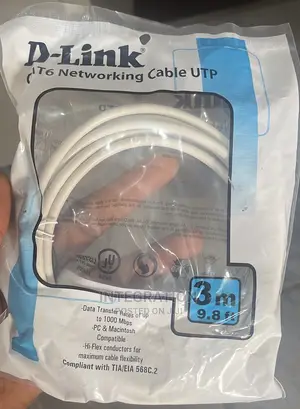 D-Link 3meter Patch Cable Copper