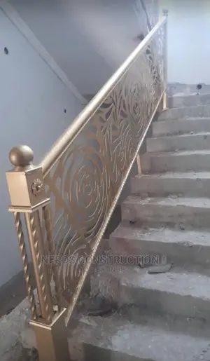 Laser Pan Design Wrought Iron Rail