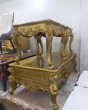 Original Executive Imported Royal Center Table With 2 Sides