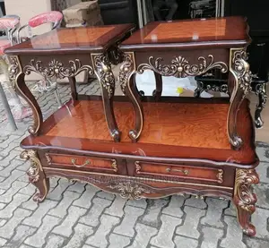 Original Executive Imported Center Table With 2 Sides Stool