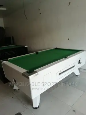 7ft New Original Standard Coin Marble Snooker and Accessorie