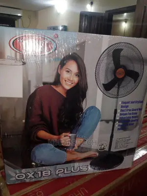 OX Standing Fan Non- Rechargeable Fan 18'' Inch