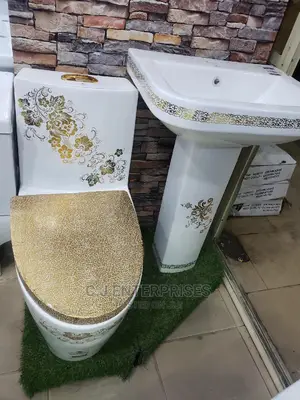 Gold Design Water Closet