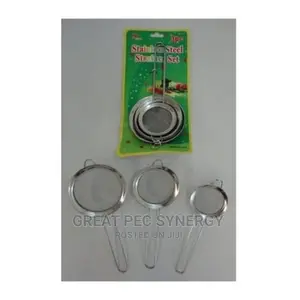 Stainless Steel Strainer - 3 Set