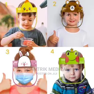 Protective Safety Face Shield Children Transparent Anti-Fog