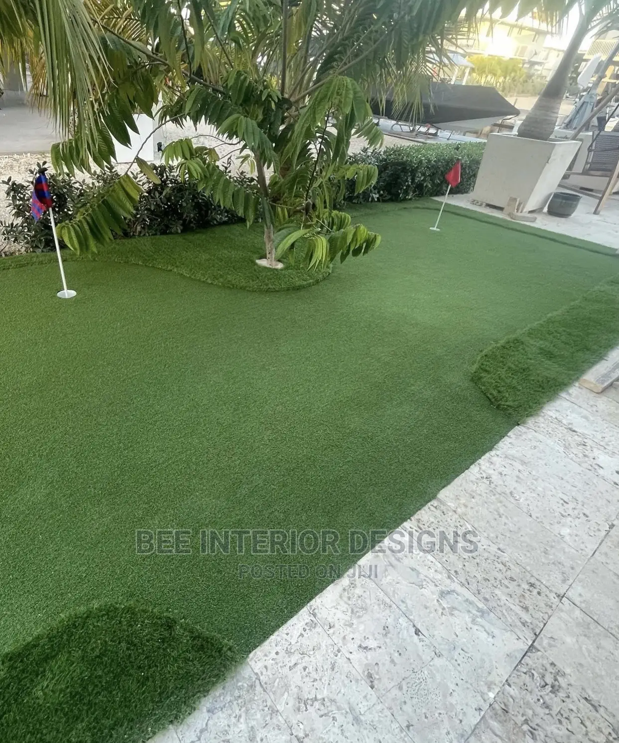 Artificial Green Grass.