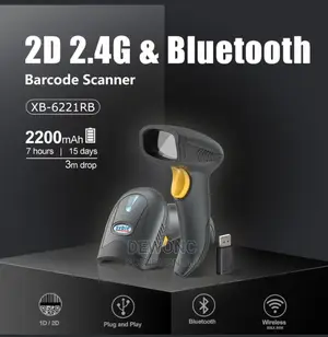 Syble 2d Wireless Bluetooth Barcode Scanner