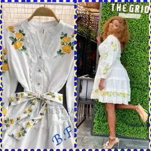 Trendy Ladies White Dress