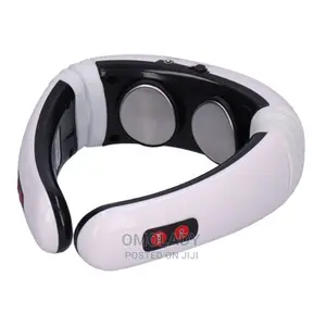 Electric Pulse Neck Massager-White