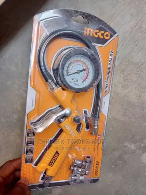 Hand Tire Inflation Gun Gauge