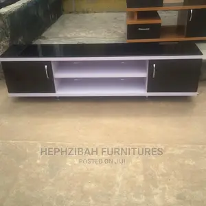 5ft Television Console With Glass Top