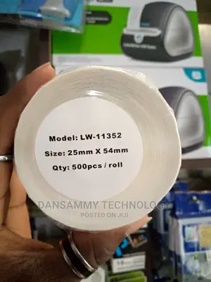 25mm×54mm Dymo Label Sticker