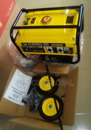 Elepaq Sv7800e2 Generator 4.5kva Key Start, Tyres and Handle
