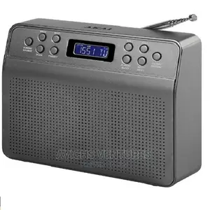 Akai Portable DAB Radio Alarm Clock With LCD Screen