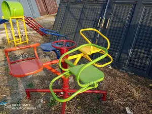 Swing, Seesaw, Slide, Mary Go Round.