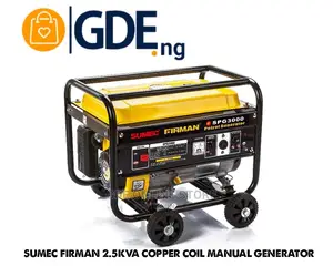 Sumec Firman 2.5kva 100% Full Copper Coil Manual Generator.
