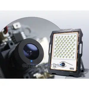 Outdoor Solar Flood Light With CCTV Camera