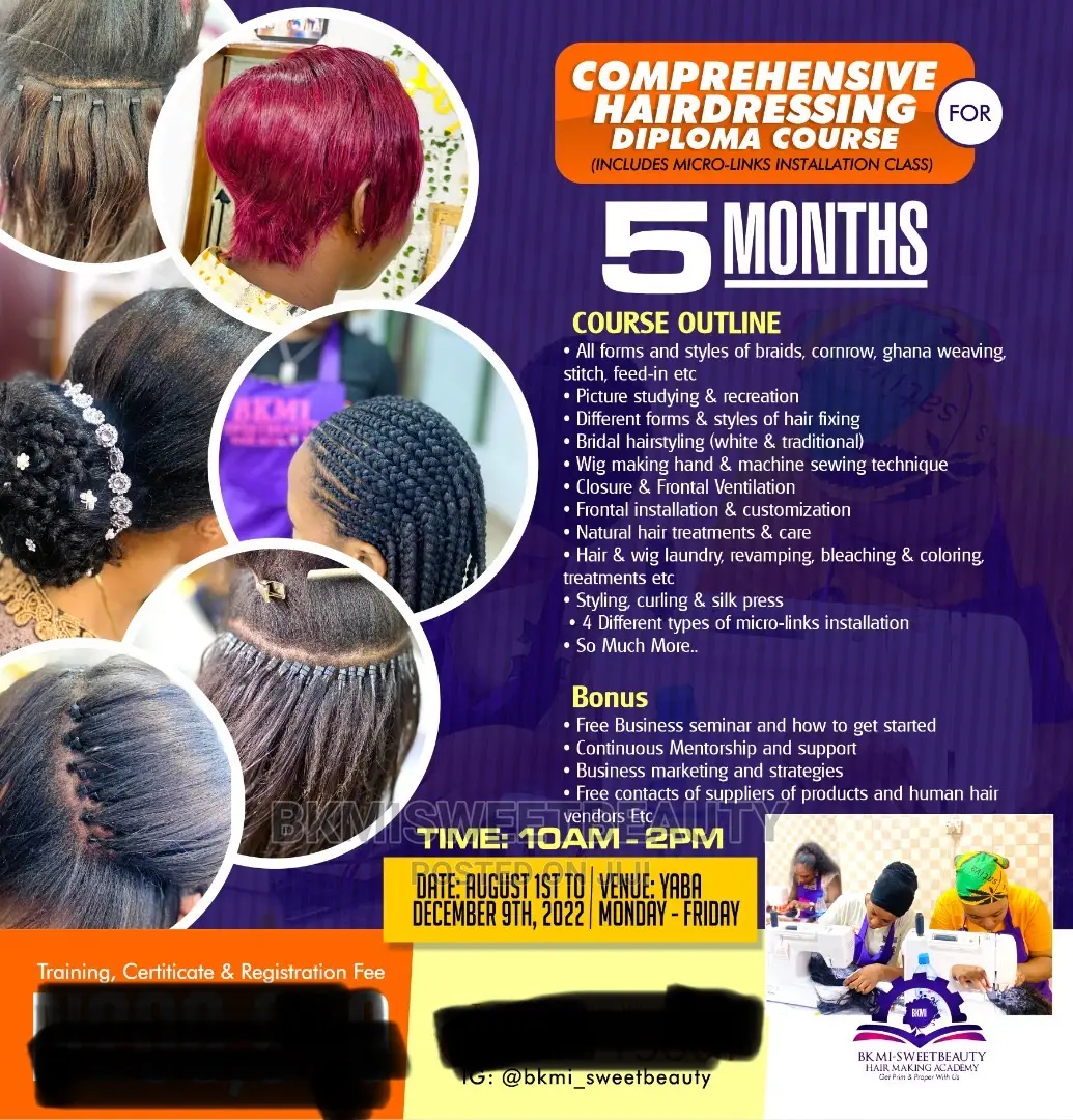 Comprehensive Hairdressing Training Includes Microlinks