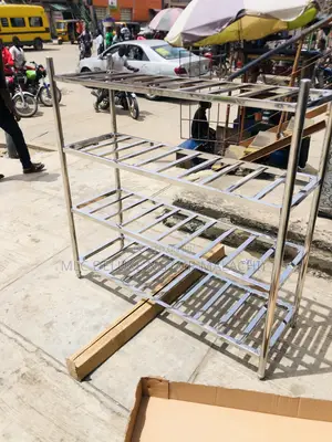 Ladder Type Shelves/Stainless Commercial Kitchen Shelf Units